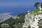 View on Trapani and Egadi Islands from Erice