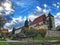 View of Traunkirchen, Traunsee, in Salzkammergut, Upper Austria