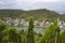 View of Treis-Karden town with the Moselle river in Germany