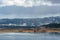 View of Trondheim fjord and the beach Ã˜ysanden