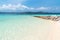 View of tropical beach on the Banana island, Busuanga, Palawan