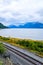 View of the Turnagain Arm Bay near Anchorage, USA