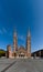 View of the twin-spire Roman Catholic Votive Church in Szeged