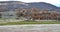 View of Two Bunkers in the agriculture field in Albania