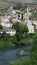 The view on two religions in Mostar - Koski Mehmed Pasha Mosque And Restoration of Holy Trinity Serbian Orthodox Church in Mostar