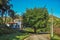 View of typical architecture house of the region, near Monte Alegre do Sul.