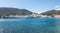 View of a typical whitewashed village of Cadaques. Spanish Mediterranean. catalonia