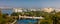 View of Udaipur, Rajasthan, India, Asia. Panorama.