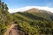 View from Ukraine Carpathian mountains, mount Pip Ivan