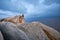 View from Ulsanbawi rock peak. Seoraksan National Park, South Corea