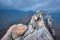 View from Ulsanbawi rock peak. Seoraksan National Park, South Corea