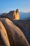 View from Ulsanbawi rock peak on sunset. Seoraksan National Park, South Corea