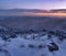 view from under the hostel silesian house, karkonosze, sudety mountains