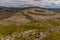 A view of the unique Sliabh Rua, Red Mountain from Mullaghmore Mountain  in The Burren National Park