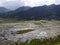 View of unique Spider`s Web Rice Fields on the Indonesian island of Flores.