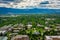 View of University of Montana from Mount Sentinel, in Missoula,