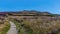 A view up the path leading to the northern end of the Roaches escarpment, Staffordshire, UK