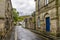 A view up a side street leading out of Falkland, Scotland