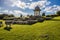 The view uphill towards the Chattri monument close to Brighton, Sussex, UK