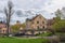 View of Uppsala old town with the castle. Landmark photo.