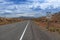 View of the US route 50 known as the Loneliest Road in America in the State of Nevada