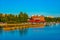 View of Vaasa marina in Finland