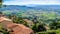 View of the Val di Chiana, in Tuscany, Italy