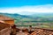 View of the Val di Chiana, in Tuscany, Italy