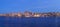 View with Valleta city in Malta at blue hour