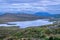 A view of the valley below the old man of Storr from the new easy path leading up the mountain