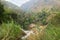 View of a valley at the Dat Taw Gyaint Waterfall