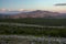 View of a valley and the Dinaric Alps