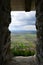 View of the valley from a high fortress