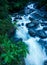 View of the valley in Montezuma, Colombia, beautiful world,scenic view on river with floating water and with rainforest vegetation