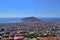 View from the vantage point of the city of Alanya in Turkey and the Mediterranean Sea