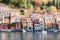 View of Varenna town. Lake and mountains. Como Lake, Italy.