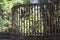 View of vegetation and structures in edwar james surrealist garden in Xilitla mexico