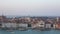 View of Venice from above, a september evening. Italy