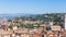 View of Verona city with castel san pietro hill