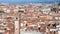 View of Verona city with torre del gardello