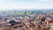 View of Verona city with waterfront of Adige River