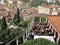 View of Verona, Italy, from hilltop above the city