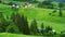 View of the very old Church of St. Magdalena or Santa Maddalena in Val di Funes Valley