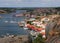 View From Vetteberget Hill To Fjallbacka Harbour