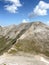 The view from Vihren peak to Kutelo ridge