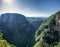 View of Vikos Gorge, a gorge in the Pindus Mountains of northern Greece