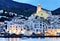 View of village of Cadaques, Costa Brava, Spain