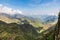 View of a village in the Ethiopian highlands