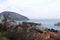 View of village Gurzuf and Bear Mountain from mountain Bolgatura