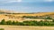 View of the village perched on a hill